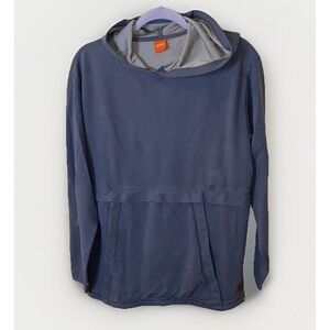 Boss Hugo Boss Men's Athletic Comfy Hoodie Light Blue Medium Kangaroo Pocket